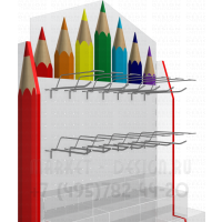 Торговая стойка для демонстрации карандашей