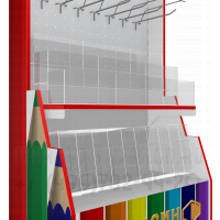 Торговая стойка для канцтоваров