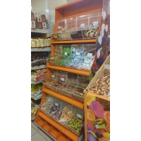 Торговая стойка для продажи конфет и весового мармелада