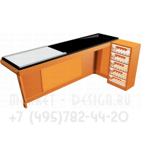 Торговая тумба для сигарет под кассой