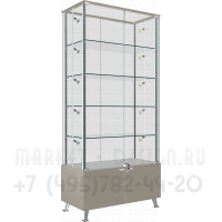 Торговая витрина на тумбе накопителе