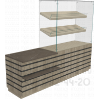 Торговое место для демонстрации и продажи хлеба и выпечки