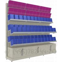 Торговые книжные стеллажи