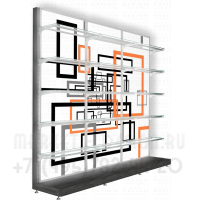 Торговые стеллажи для парфюмерии серии марна