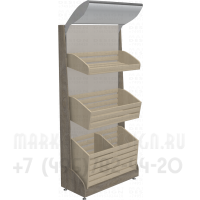 Торговый стеллаж для продажи хлеба