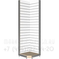 Стартовый набор для стеллажа внутренний угол с эконом панелью