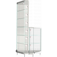 Угловая витрина для посуды