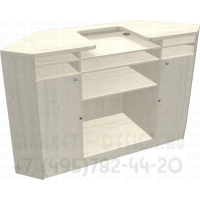 Угловой кассовый прилавок