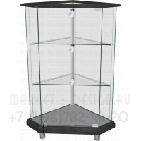 Угловой прилавок демонстрационный