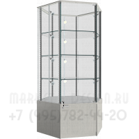 Усиленная витрина шестигранник