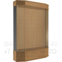 Витрина для демонстрации трех знамен