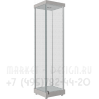 Витрина квадрат для знамён высотой 1800мм.