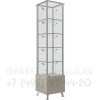 Витрина на тумбе накопителе для торговли