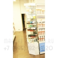 Витрина с тумбой  внешний угол 