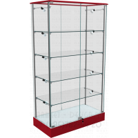 Витрина стеклянная для демонстрации косметики и парфюмерии