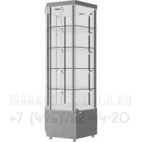 Витрина угловая с тумбой