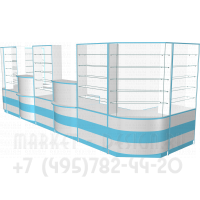 Витрины и стеллажи для аптек