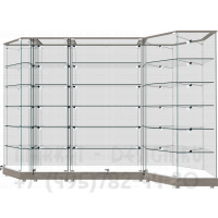Витрины с стеклянным верхом