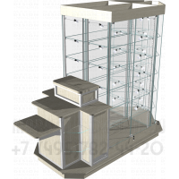 Витрины стеклянные для размещения в торговой галереи в тц