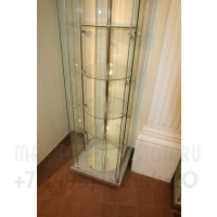 Вращающиеся витрина для коллекции минералов 